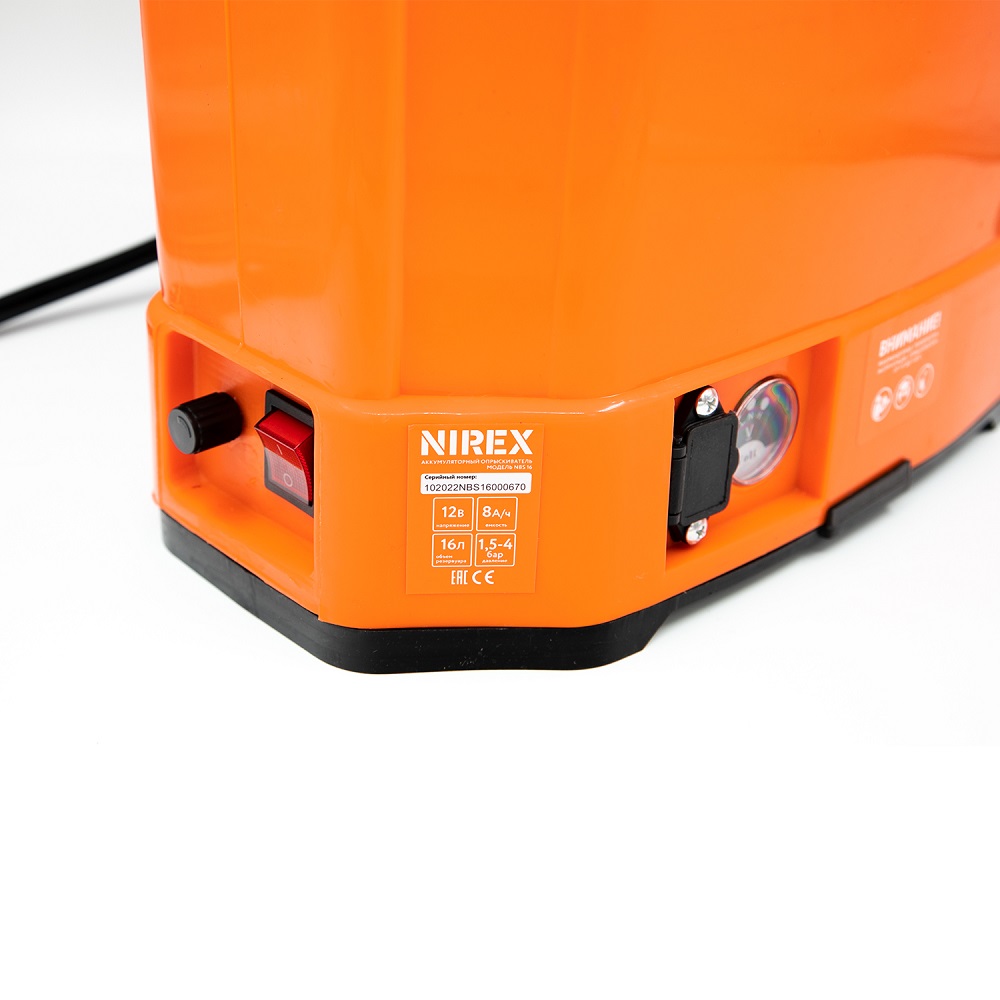 Опрыскиватель NIREX NBS 16 аккумуляторный