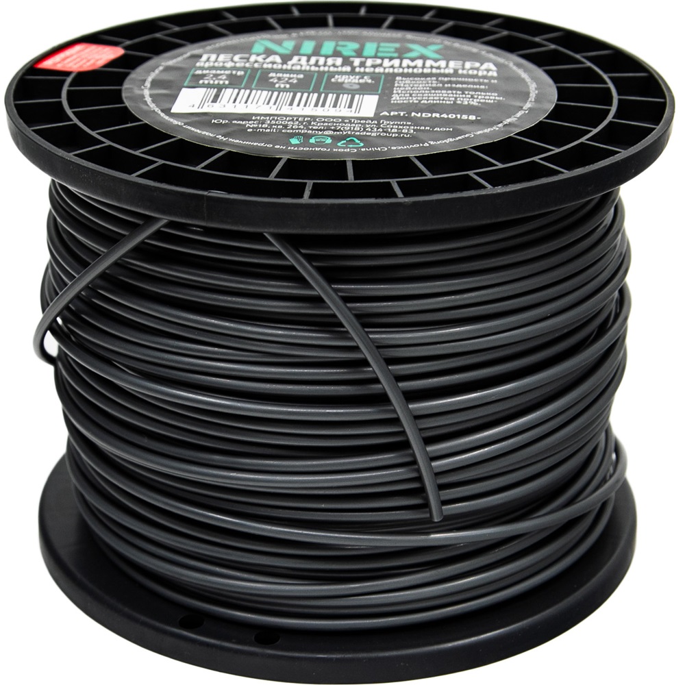 Леска NIREX DUAL ROUND 2,4*424 м (круг с сердечником)   NDR24424-86