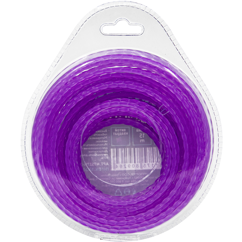 Леска NIREX TWISTED 2,7*15 м (витой квадрат) NTS2715-54