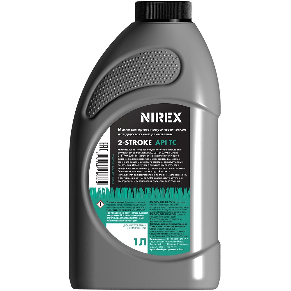 Масло NIREX 2-х тактное полусинтетика API TC 1 л     NRX-32290